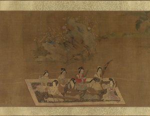 Lady Su Hui e il suo enigma di versi da In the style of Qiu Ying