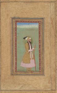 Ritratto di un principe con un rubino da Indian 18th Century