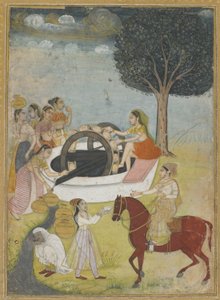 Un gruppo di donne a un pozzo da Indian School