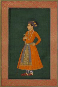 Un principe vestito di arancione, illustrazione da 