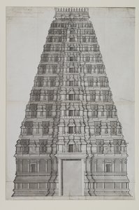 Un gopuram a dodici piani da Indian School