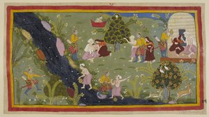 Dasaratha racconta alle regine dell