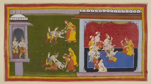I principi vanno a incontrare le loro altre madri nel loro zenana, ma Kausalya e Sumitra, vestite con sari da lutto rossi e gialli, avendo sentito del loro ritorno, sono già partite per incontrarli. Kausalya rimprovera Bharata per da Indian School