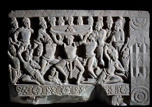 Adorazione del turbante (frammento di rilievo, 225-325)