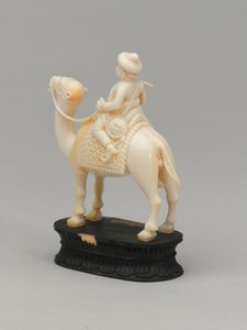Cavaliere nero, pezzo degli scacchi, India
