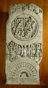 Intaglio che raffigura una storia dai Jataka, Amaravati da Indian School
