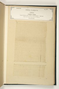 Cotone grezzo, Benares, dalla Collezione dei Produttori di Tessuti dell