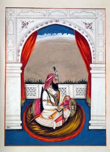 Dewan Mubraj (Multanwala), dal Regno del Punjab, i suoi Sovrani e Capi, volume II, un volume di 30 studi ad acquerello di un artista indiano non identificato, c.1840