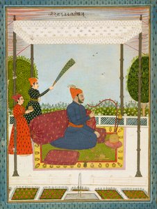 Diwan Nawal Singh, Primo Ministro di Datia, c.1750 da Indian School