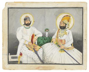 Doppio ritratto di Jaswant Singhji e Takhat Singh, Jodhpur