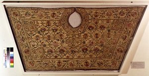 Coperta da sella ricamata in cotone, Hyderabad, Andhra Pradesh, XVII secolo da Indian School