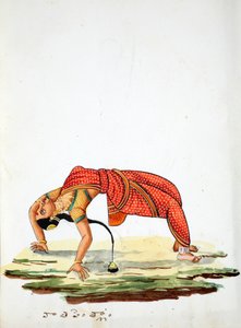 Donna indiana che danza da Indian School