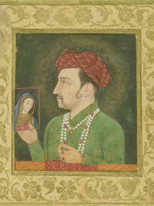 Jahangir con in mano un