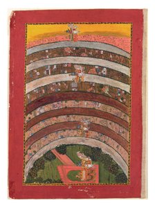 Viaggiando attraverso terre sconosciute, dai Viaggi di Krishna nel suo carro