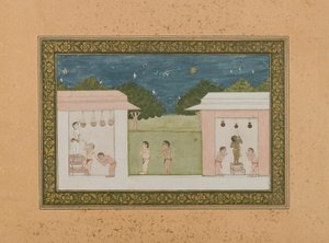 Krishna ruba la cagliata, c.1775 da Indian School