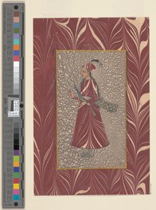 Donna che porta un pavone, Bijapur, c.1660
