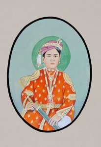 Miniatura del Maharaja Ganga Singh Bikaner