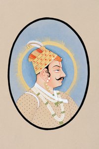 Miniatura del Maharaja Pratap Singh Kishangarh