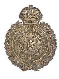 Piastra per cintura da tasca, Bombay Volunteer Rifles, 1877-1901 da Indian School