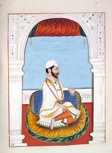 Pundit Jhila, dal Regno del Punjab, i suoi Sovrani e Capi, volume II, un volume di 30 studi ad acquerello di un artista indiano non identificato, c.1840
