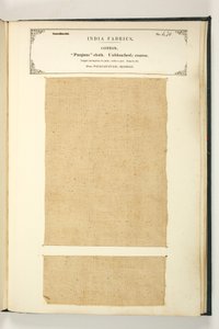 Tessuto Punjum, Vizagapatam, Madras, dalla Collezione dei Produttori di Tessuti dell