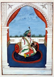 Rajah Lal Singh, dal Regno del Punjab, i suoi Sovrani e Capi, volume I, un volume di 27 studi ad acquerello di un artista indiano non identificato, c.1840