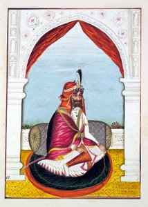 Rajah Suchet Singh, dal Regno del Punjab, i suoi Sovrani e Capi, volume I, un volume di 27 studi ad acquerello di un artista indiano non identificato, c.1840