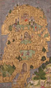 La cittadella dorata di Ravana a Lanka da Indian School