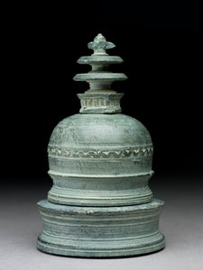 Reliquiario a forma di Stupa