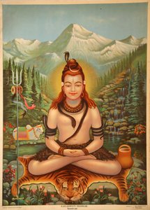 Shiva che medita