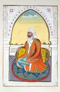 Sirdar Fatteh Singh, dal Regno del Punjab, i suoi Sovrani e Capi, volume II, un volume di 30 studi ad acquerello di un artista indiano non identificato, c.1840