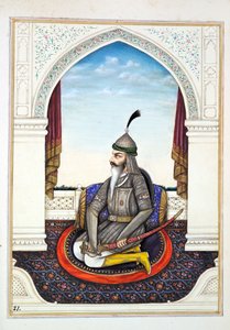Sirdar Harri Singh, dal Regno del Punjab, i suoi Sovrani e Capi, volume I, un volume di 27 studi ad acquerello di un artista indiano non identificato, c.1840