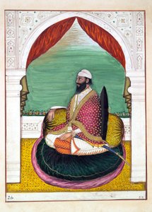 Sirdar Mangal Singh, dal Regno del Punjab, i suoi Sovrani e Capi, volume I, un volume di 27 studi ad acquerello di un artista indiano non identificato, c.1840