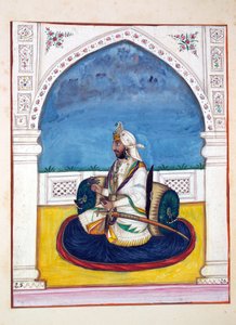 Sirdar Shamshir Singh, dal Regno del Punjab, i suoi Sovrani e Capi, volume I, un volume di 27 studi ad acquerello di un artista indiano non identificato, c.1840