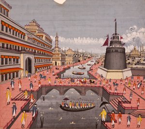 Il Ghat a Jaunpur da Indian School