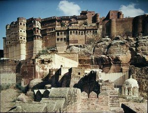 Vista del Forte Mehrangarh, costruito nel 1459 da Indian School