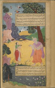 Sukracarya consiglia a sua figlia Aruja di rimanere vicino al lago vicino al suo eremitaggio mentre una tempesta di polvere devasta il regno maledetto di Danda
