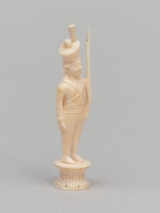 Pedone bianco, pezzo degli scacchi, India da Indian School