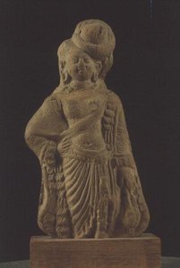 Yakshi, Ahichchhatra (terracotta) da Indian School
