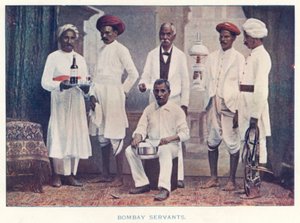 Nativi Indiani: Servitori di Bombay da Indian photographer