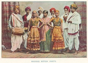 Nativi Indiani: Festa di Madras Natch (foto colorata)