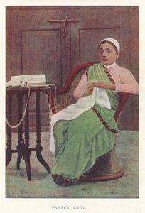 Nativi Indiani: Signora Parsee da Indian photographer