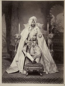 Sir Rajendra Singh, Maharaja di Patiala da Indian photographer