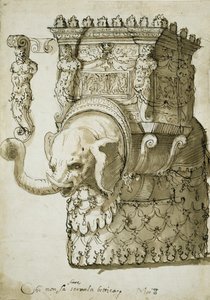 Progetto per una parata di elefanti da Inigo Jones