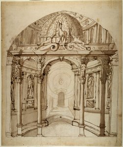 Interno del palazzo, c.1611 da Inigo Jones