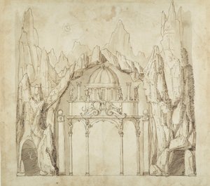 Palazzo in una caverna, c.1611
