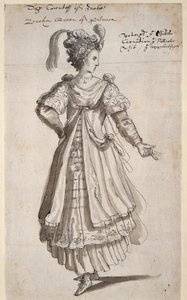 Regina Zenobia, c.1609 da Inigo Jones