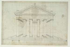 Il Secondo Tempio di Diana, c.1635 da Inigo Jones