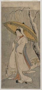 Segawa Kikunojo II come la Fanciulla Airone (dalla serie Teatro Ichimura)