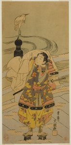 Ushiwaka-maru sul ponte Gojo da Ippitsusai Bunchō